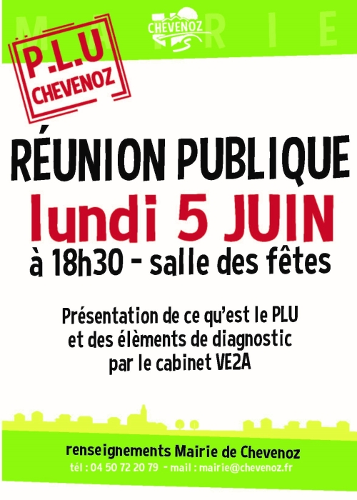 Réunion publique PLU